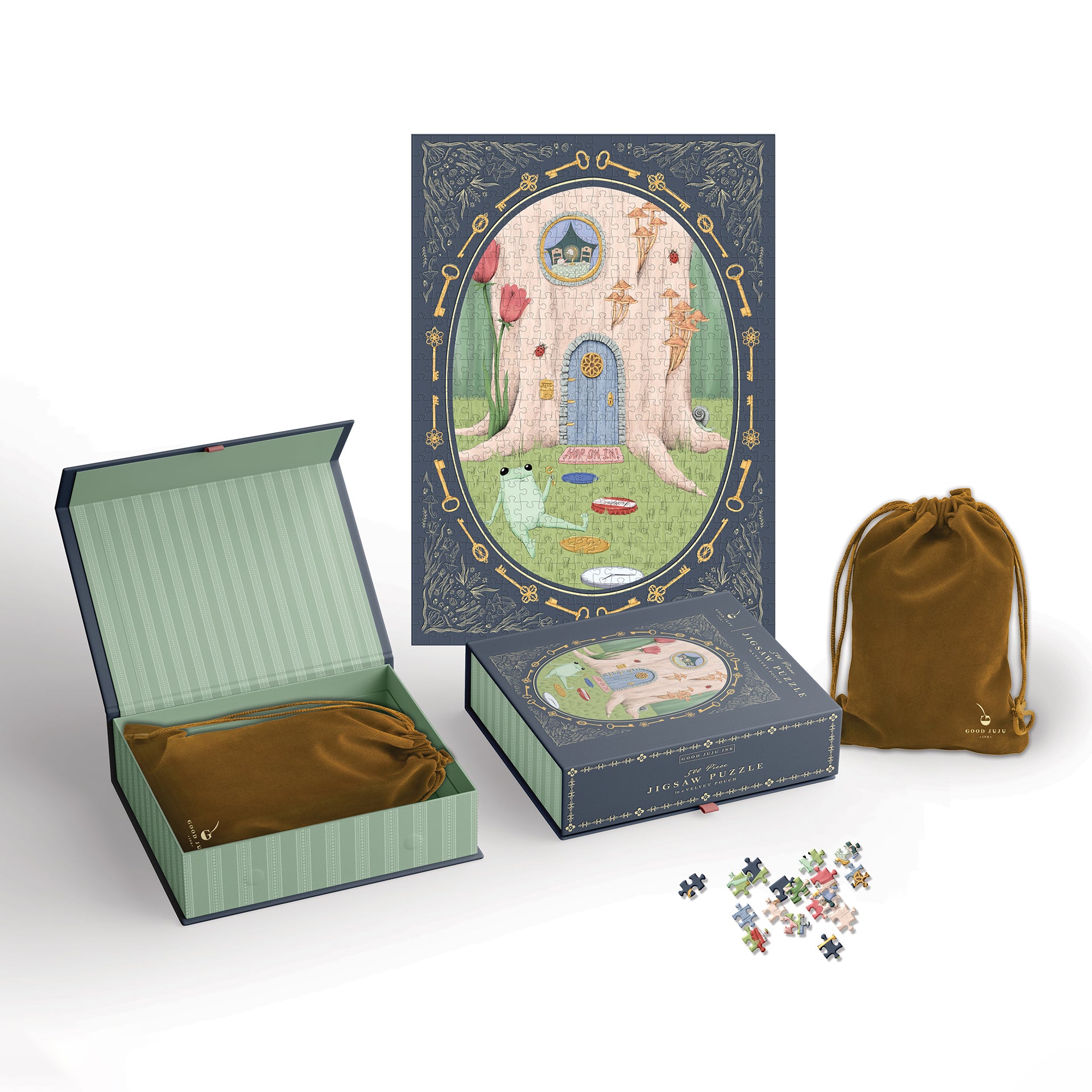 Hop On In Frog Puzzle – Good Juju Ink