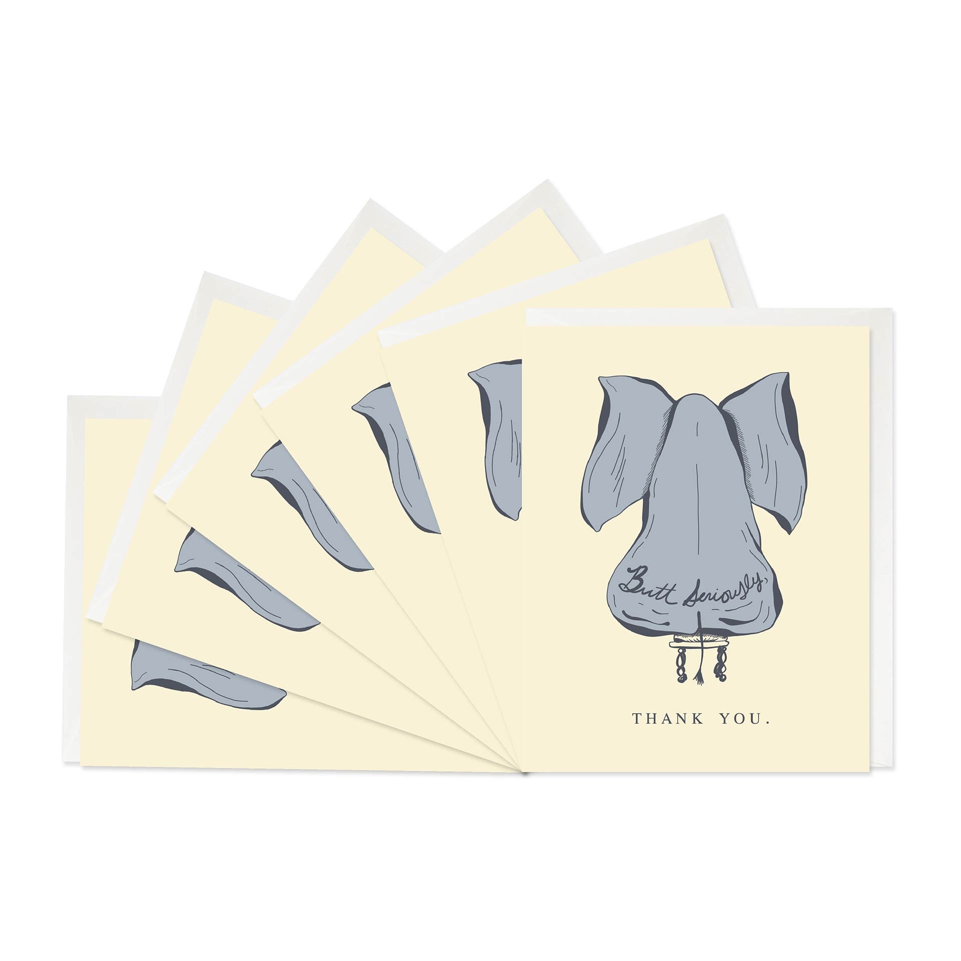 Butt Seriously Thank You - Boxed Set of Six – Good Juju Ink