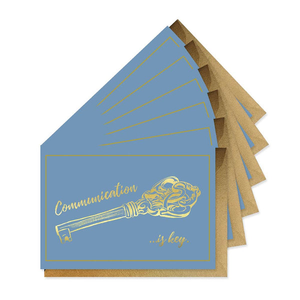 Communication is Key Stationery - Boxed Set of Six