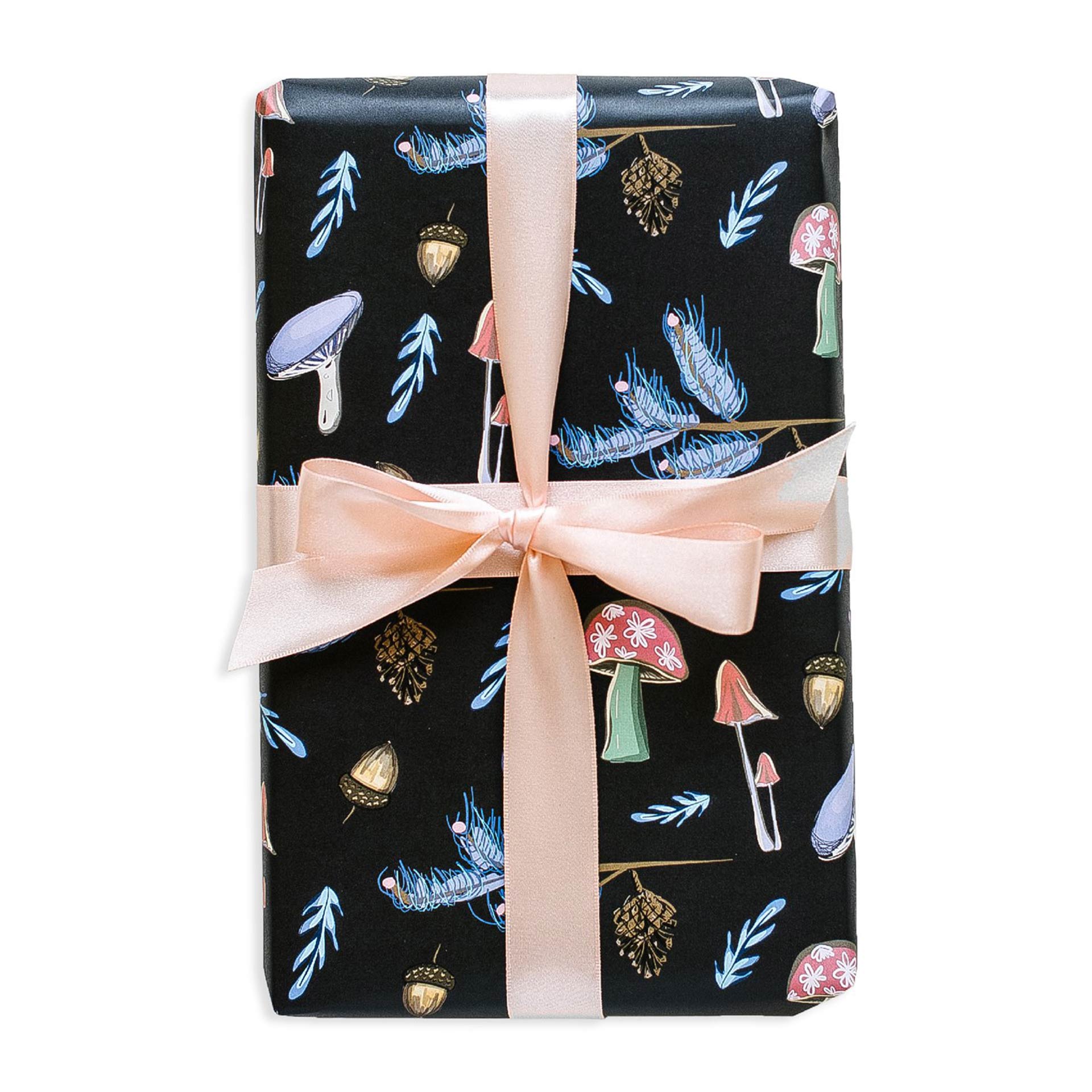 Pine + Mushroom Gift Wrap – Good Juju Ink