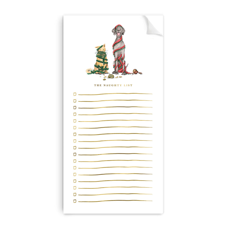 The Naughty List Notepad
