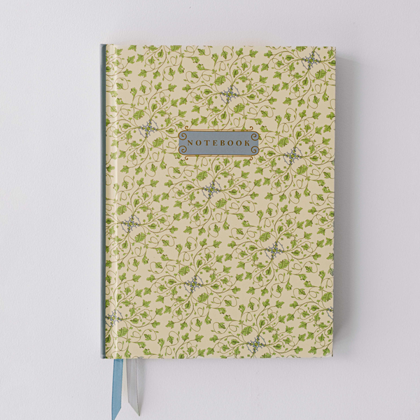 Vine Pattern Hardcover Notebook