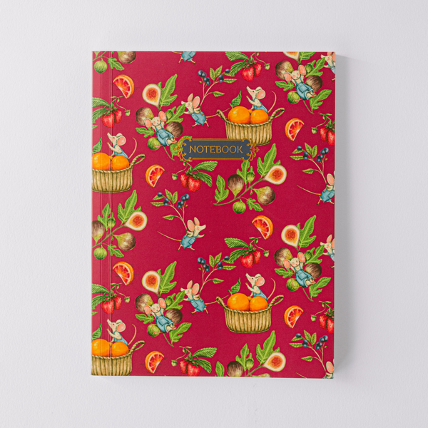 Farmers Market Mice Softcover Notebook