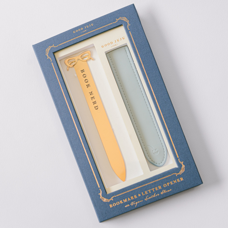 Book Nerd Glasses Letter Opener Bookmark