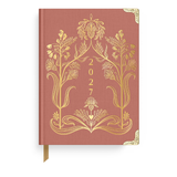 2027 Golden Thistle 12-Month Weekly Medium Bound Planner