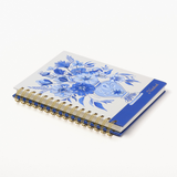 Blue Chinoiserie Vase Spiral Notebook