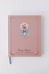 2026 Floral Shield 17-Month Weekly Large Bound Planner
