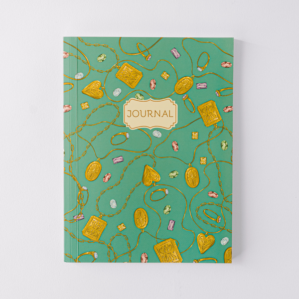 Gem Jewelry Softcover Notebook