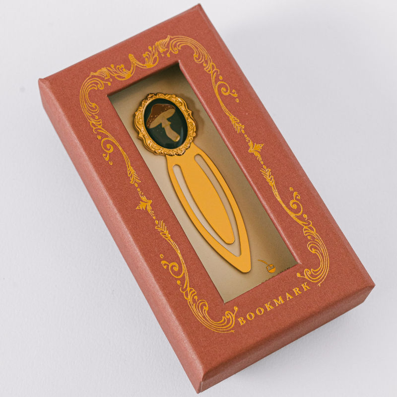 Mushroom Metal Clip Bookmark
