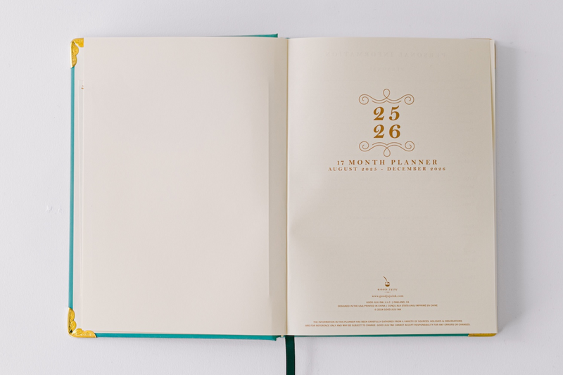 2026 Painted Frame 17-Month Weekly Medium Bound Planner – Good 2026 Painted Frame 17-Month Weekly Medium Bound Planner – Good