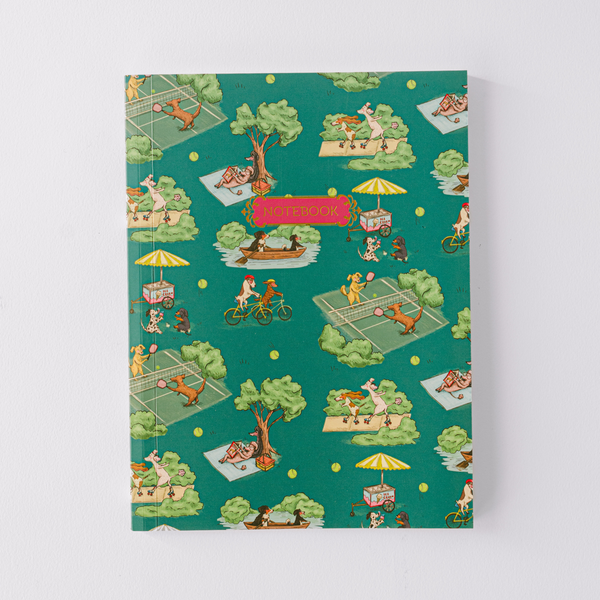Dog Park Softcover Notebook