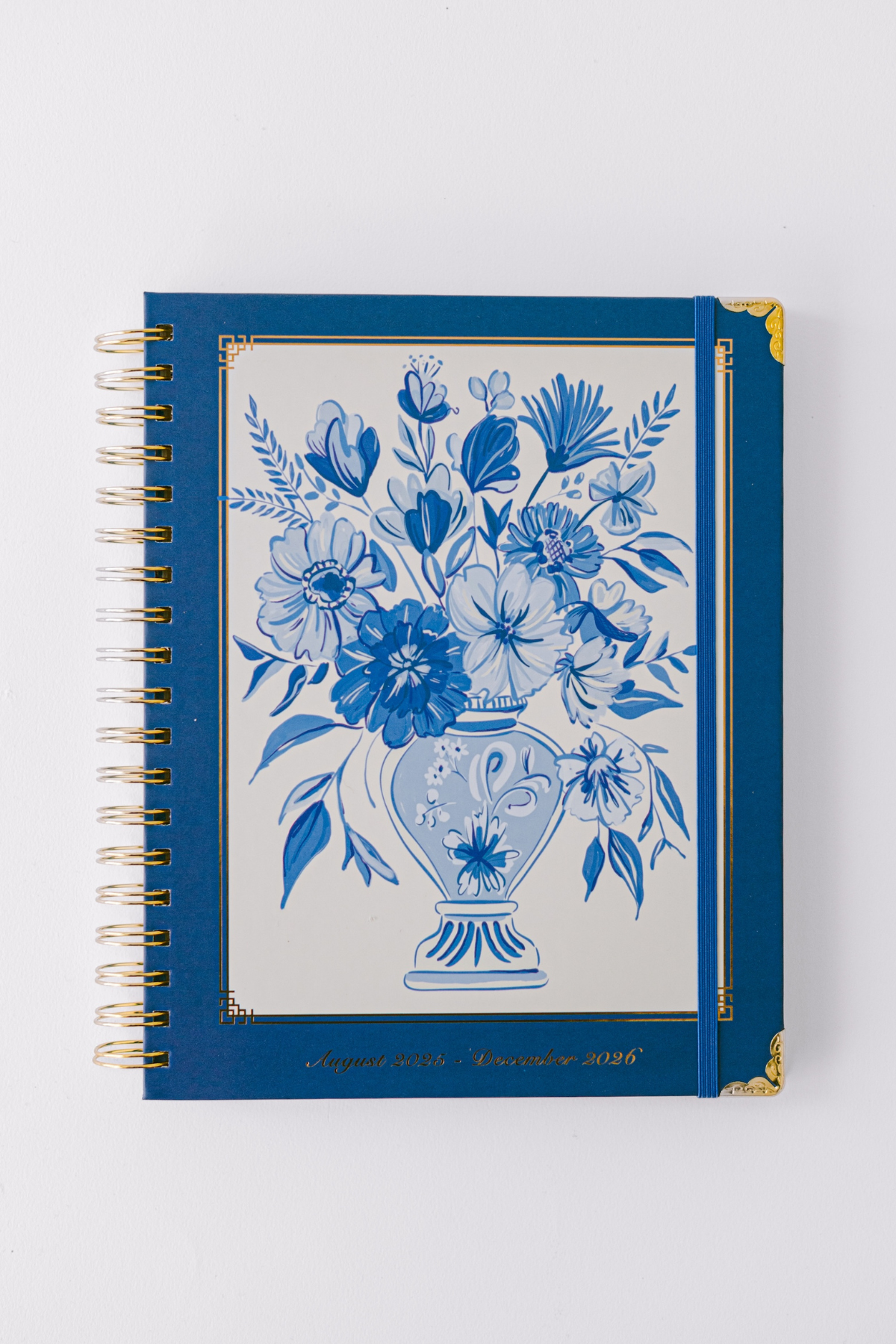 2026 Blue Vase 17-Month Weekly Large Spiral Planner – Good Juju Ink