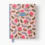 Butterflies & Roses Hardcover Notebook