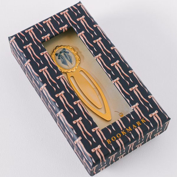 Antique Bow Metal Clip Bookmark