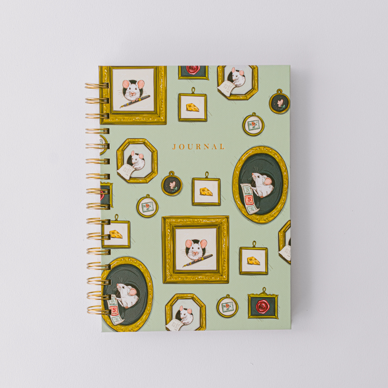 Mouse Cameo Spiral Notebook
