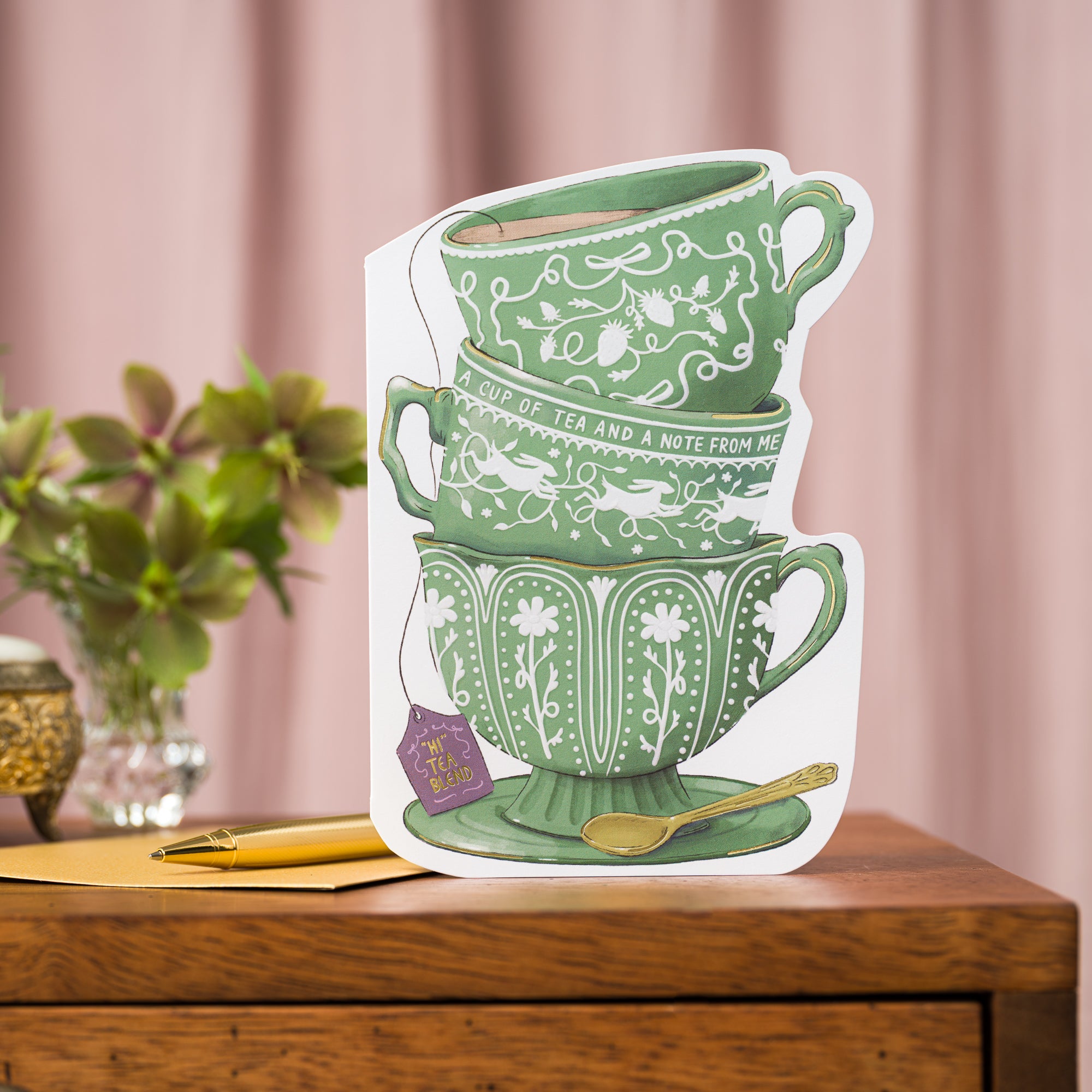 Hi Tea Ornamental Teacup Stack