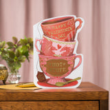 Valentine's Day Teacup Stack