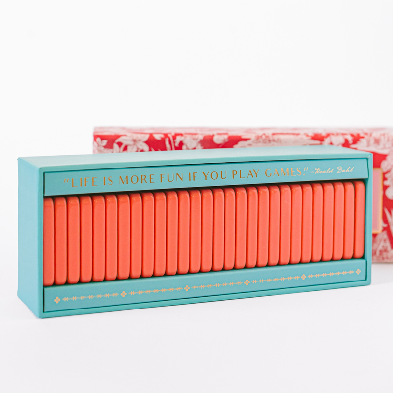 Fairy House Toile Domino Set