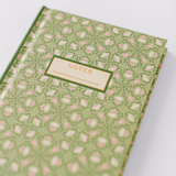 Folk Pattern Pocket Journal - Green