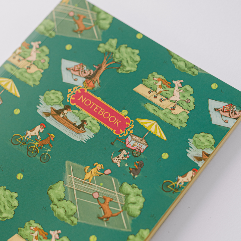 Dog Park Softcover Notebook
