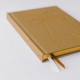 Foil Bow Bookcloth Hardcover Notebook