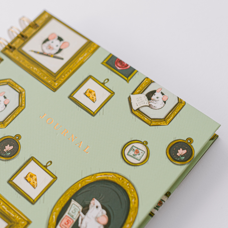 Mouse Cameo Spiral Notebook