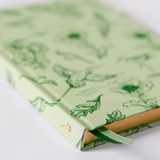 Botanical Bird Toile Journal - Green