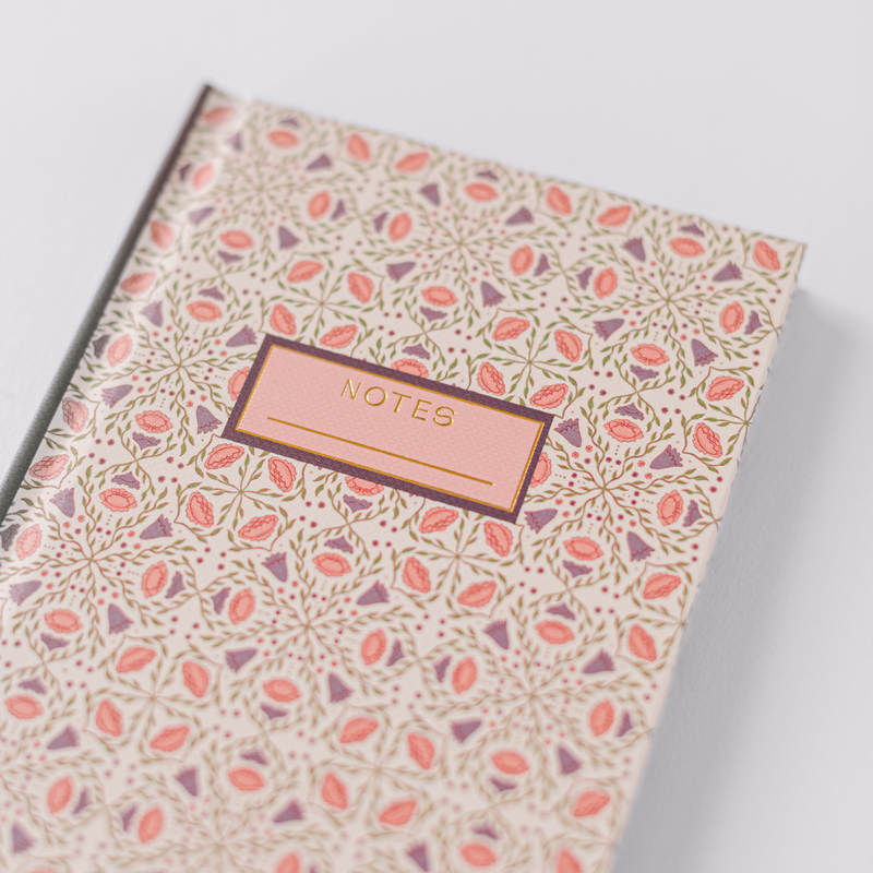 Folk Pattern Pocket Journal - Ivory