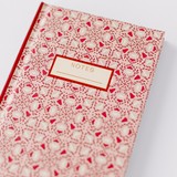 Folk Pattern Pocket Journal - Pink