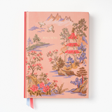 Vintage Chinoiserie Hardcover Notebook