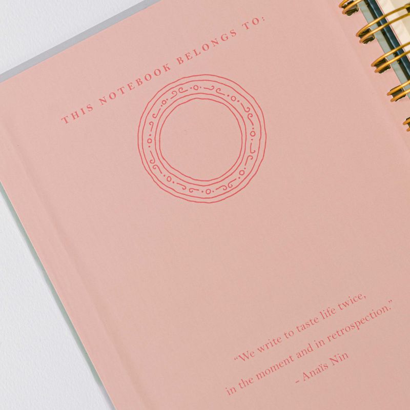 Butterfly Reflections Spiral Notebook