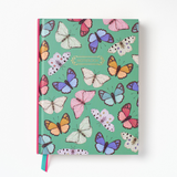 Butterfly Toss Hardcover Notebook