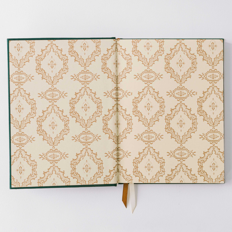 Golden Thistle Bookcloth Hardcover Notebook