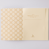 Fairy House Toile Softcover Notebook – Red