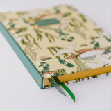 Swan Dance Floral Hardcover Notebook