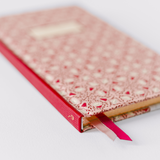 Folk Pattern Pocket Journal - Pink