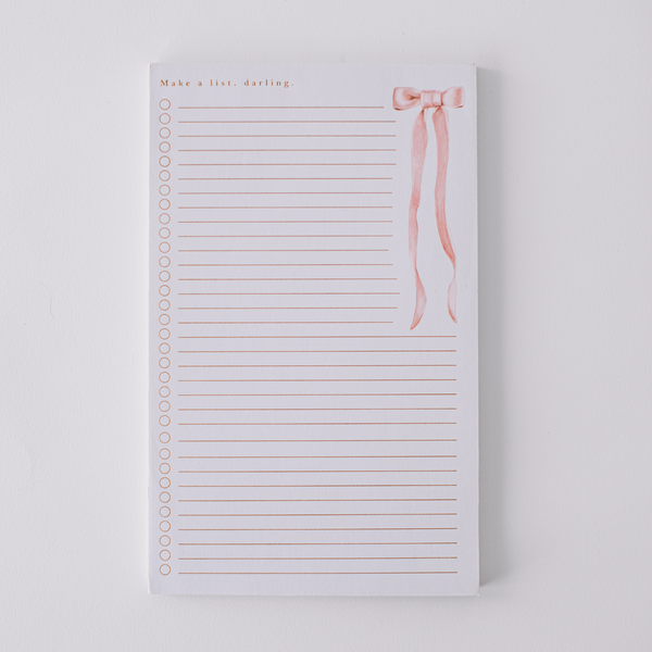 Make a List Darling Large Notepad