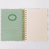Swallows Spiral Notebook - Green