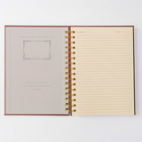 Floral Greek Vase Spiral Notebook