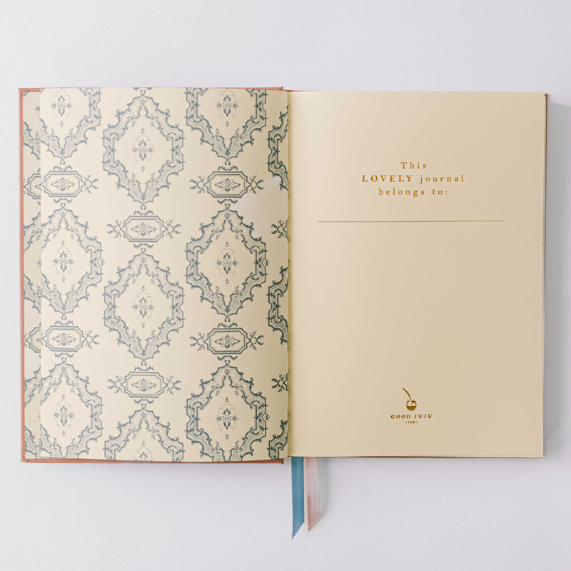 Le Cahier Floral Shield Hardcover Notebook