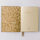 Foil Bow Bookcloth Hardcover Notebook