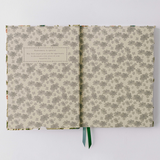 Swan Dance Floral Hardcover Notebook