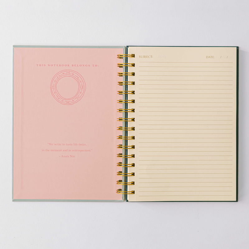 Butterfly Reflections Spiral Notebook