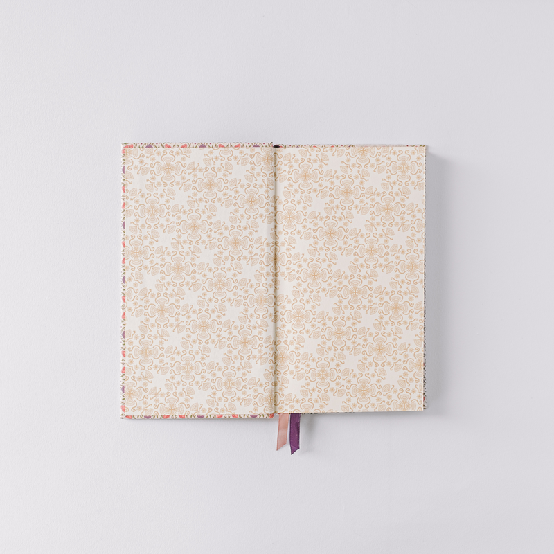 Folk Pattern Pocket Journal - Ivory