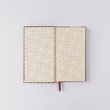 Folk Pattern Pocket Journal - Purple