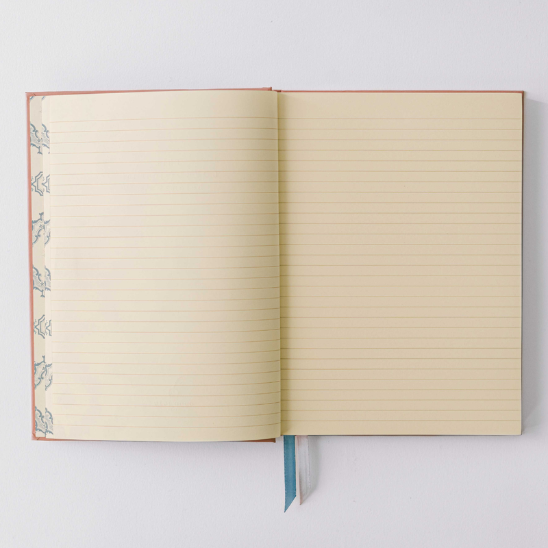 Le Cahier Floral Shield Hardcover Notebook