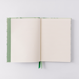 Botanical Bird Toile Journal - Green