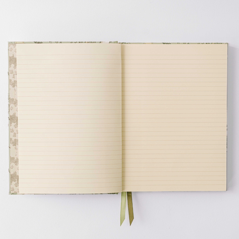 Swan Dance Toile Hardcover Notebook