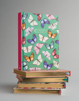 Butterfly Toss Hardcover Notebook