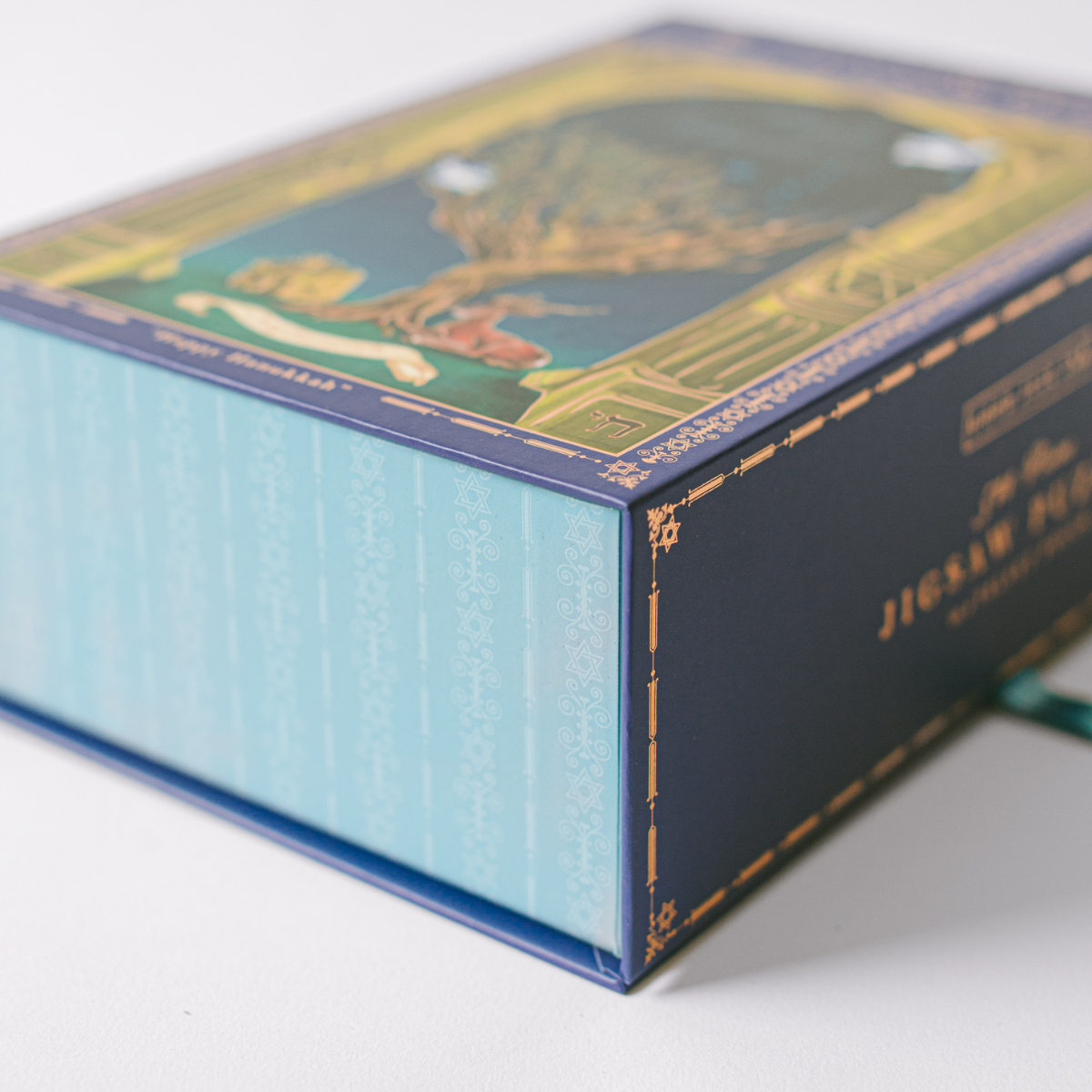 Happy Hanukkah 500-Piece Puzzle – Gold Foil Hanukkah Puzzle – Good